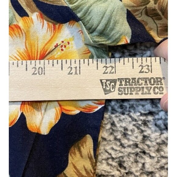 Alan Stuart Medium Colorful Hawaiian Red Car Hot‎ Rod Shirt Short Sleeve Floral - Picture 5 of 7